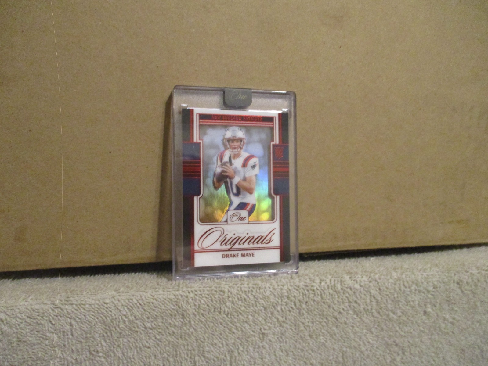 2024 PANINI ONE ORIGINALS DRAKE MAYE #OO-DME RC ROOKIE RED 15/49 ENCASED INVEST!