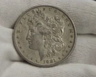 1881 US Morgan Silver Dollar $1 XF+