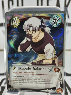 Kabuto Yakushi #108 Silver Foil Holo 2006 Bandai Naruto CCG Path to Hokage