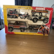 Buddy L, Cross Country Race Set, Motocross 1980