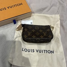 Louis Vuitton Monogram Mini Pochette Accessoires M58009 Brown Women's Bag/Pouch