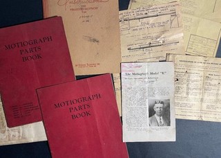 Motiograph 35MM Movie Theater Projector Manual 1940's Simplex Arc Lamp Booklet