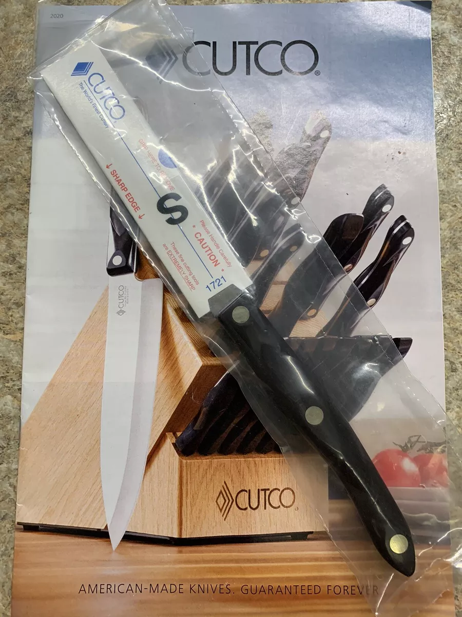 CUTCO 1721 S Trimmer/ Steak Knife Sharp! Straight Edge Classic/Black Choose  Qty