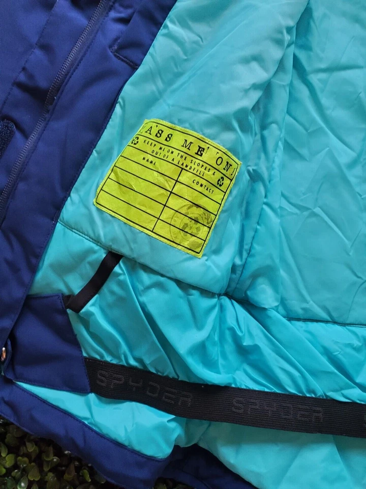 Spyder Girls Zoey Performance Ski Jacket Winter Coat 💙Girls 18 - XXL ~ NWT - Image 3 of 4