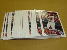2023 Topps BASE LOT OF 38 CARDS YADIEL HERNANDEZ NATIONALS #257