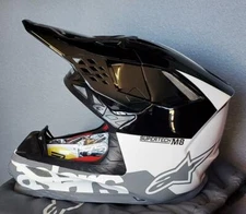 Alpinestars Supertech M8 Radium Helmet SM8 Small No Box Minor Cosmetic Blems