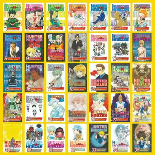 Hunter X Hunter Vol.1-36 Complete Manga Set ENGLISH Books - BRAND NEW