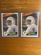 Reggie Roby Dolphins Lot of (2) 1984 Topps Rookies #127 EX