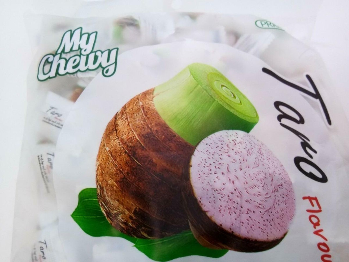 My Chewy Milk Candy Taro Flavour Soft Party Dessert Toffee Sweet