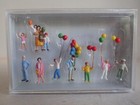 Preiser Ballonverkauf Kirmes Kinder Familie Luftballon 24659 H0 1:87 OVP 10Fig