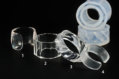 ALAMOULD CLEAR SILICONE MOLDS (MB095) MULTI-LISTING DIY RESIN BRACELET MOLDS