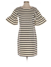 NWT J. Crew Striped Balloon Flutter Sleeve Summer Dress - XS