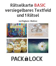 Rätselkarte - Gutscheinverpackung - Geldgesc...