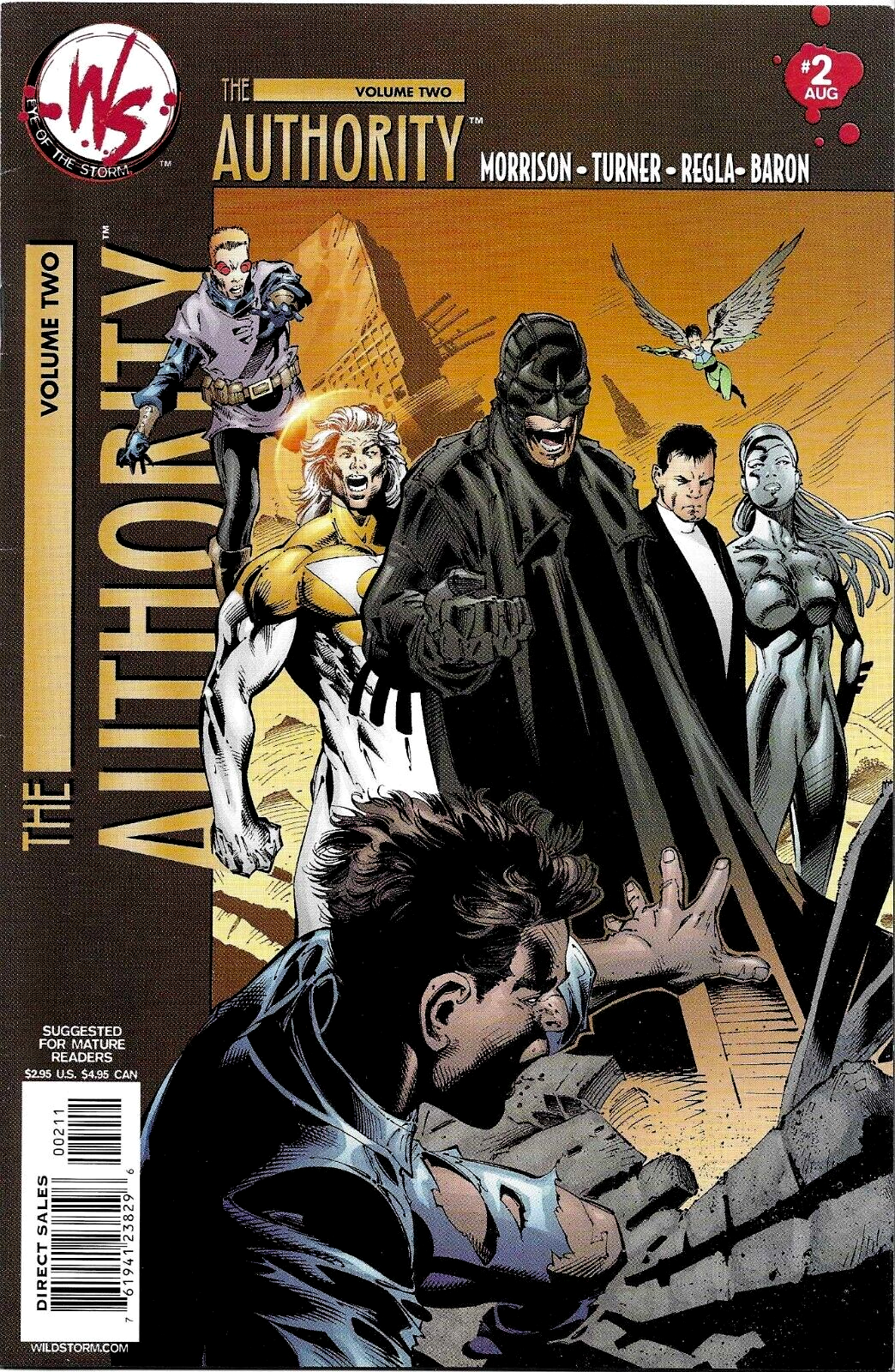 THE AUTHORITY #2 (VOL 2)  WILDSTORM  AUG 2003  V/G  1ST PRINT