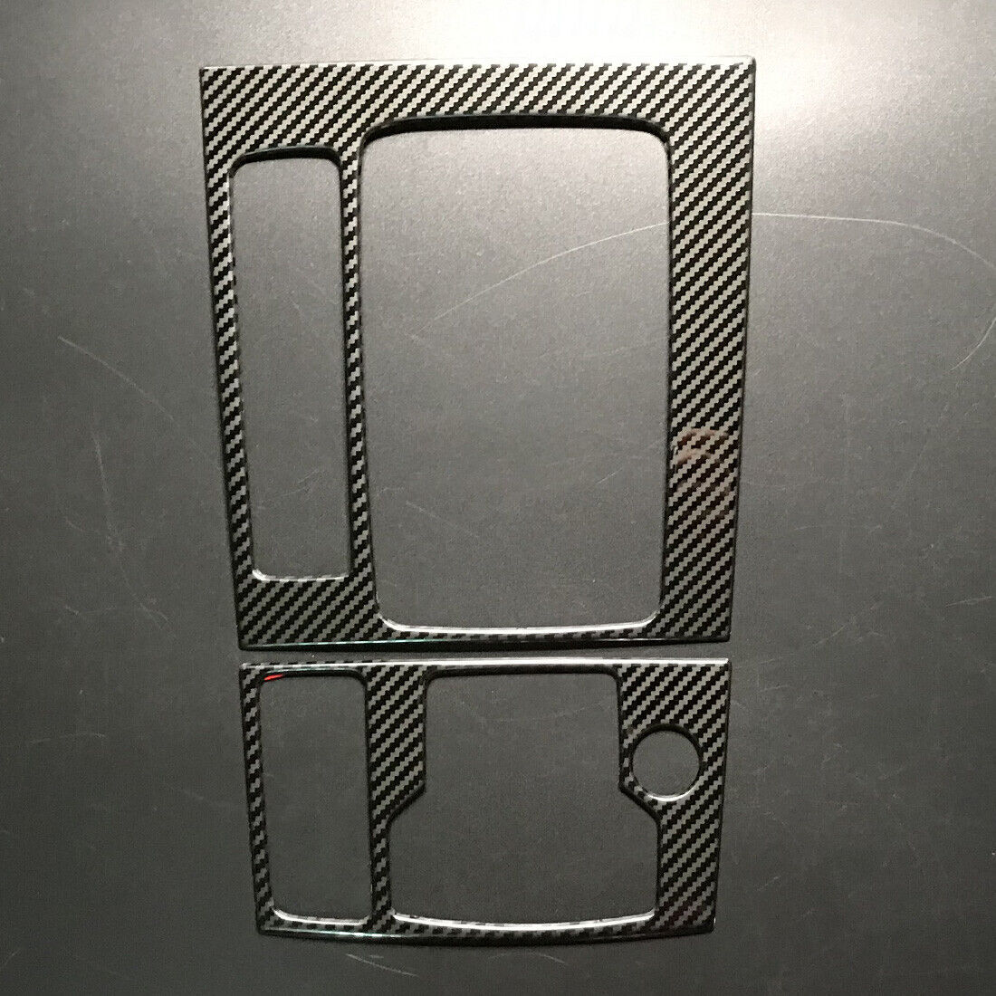 2Pcs For Mazda6 2016-2018 Real Carbon Fiber Gear Shift Holder