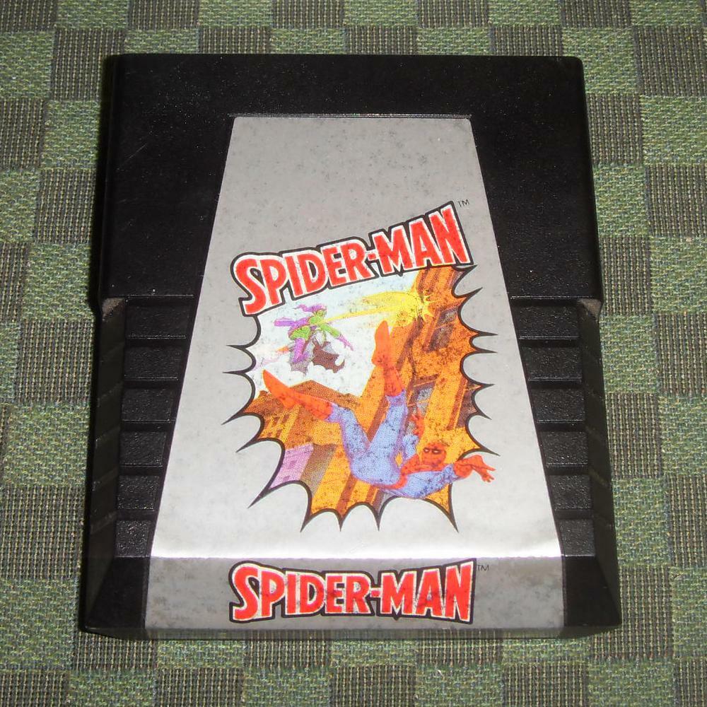 JOUEZ PLUS VITE avec la version USA de SPIDER-MAN Atari 2600 VCS NTSC spiderman