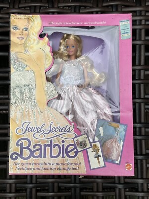 Vintage 1986 Mattel Jewel Secrets Barbie Doll No. 1737 New In Box