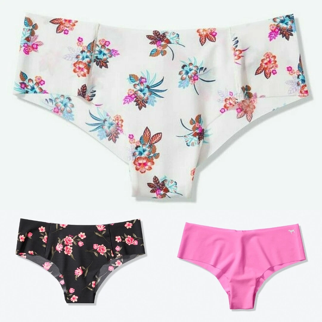Victoria s Secret PINK NO SHOW CHEEKSTER Panty Size L or XL Set of 2 or 3 NEW
