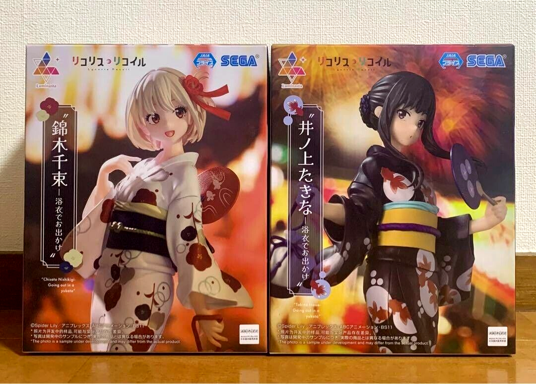 Lycoris Recoil Luminasta Takina Inoue Chisato Nishikigi Yukata