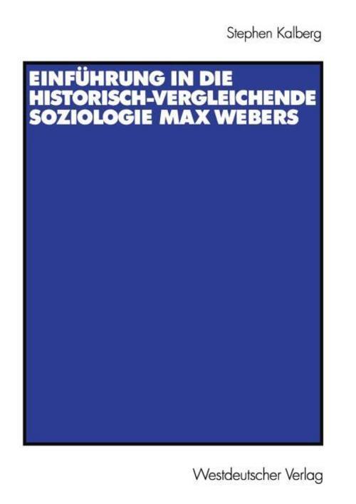 Thumbnail - Einführung In Die Historisch-vergleichende Soziologie Max Webers