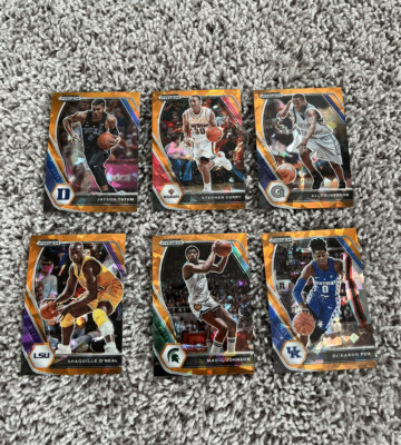 2021-22 Panini Prizm Draft Picks Basketball ORANGE ICE PRIZMS - You Choose!