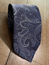 Ryan Seacrest Distinction Evening Collection Paisley Tie Necktie in EUC HTF!