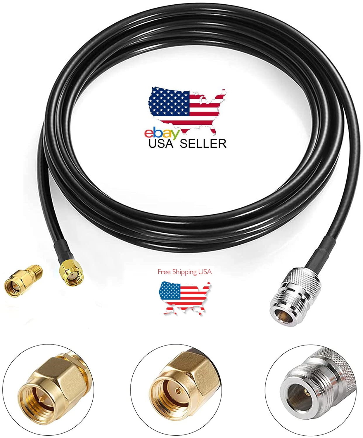 20Feet Extension Cable for RAK Nebra Bobcat Helium Hotspot HNT Miner Antenna-image