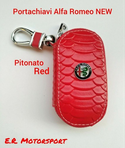 PORTACHIAVI ALFA ROMEO Cuoio GIULIA STELVIO GIULIETTA MITO 159 GTV EUR - Foto 3