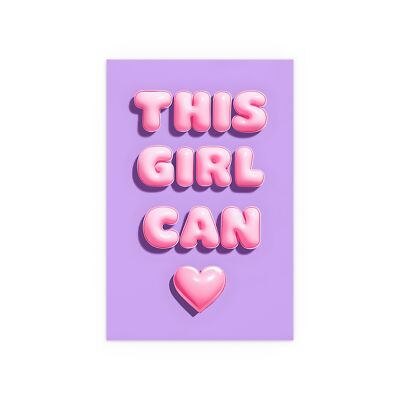 Silk Poster, Girl Inspirational Poster, Teen Room Decor, Bedroom Wall Art, Dorm