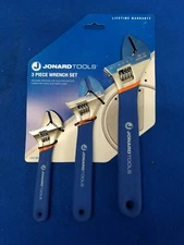 Jonard Tools AW-6810 Adjustable Wrench Set, Alloy Steel