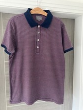 MENS PETER WERTH MONTERY POLO T SHIRT 20  INCH PIT TO PIT , 27 TOP/BOTTOM,MEDIUM