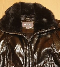 Firetrrap Ladies Shiny Leather G1 Style Jacket