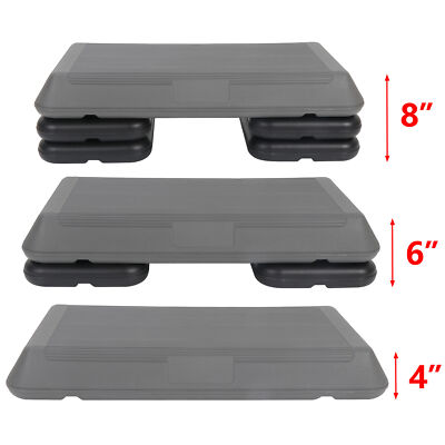 Trainer Adjustable 28'' Aerobic Step Exercise Non-Slip Surface Platform Stepper