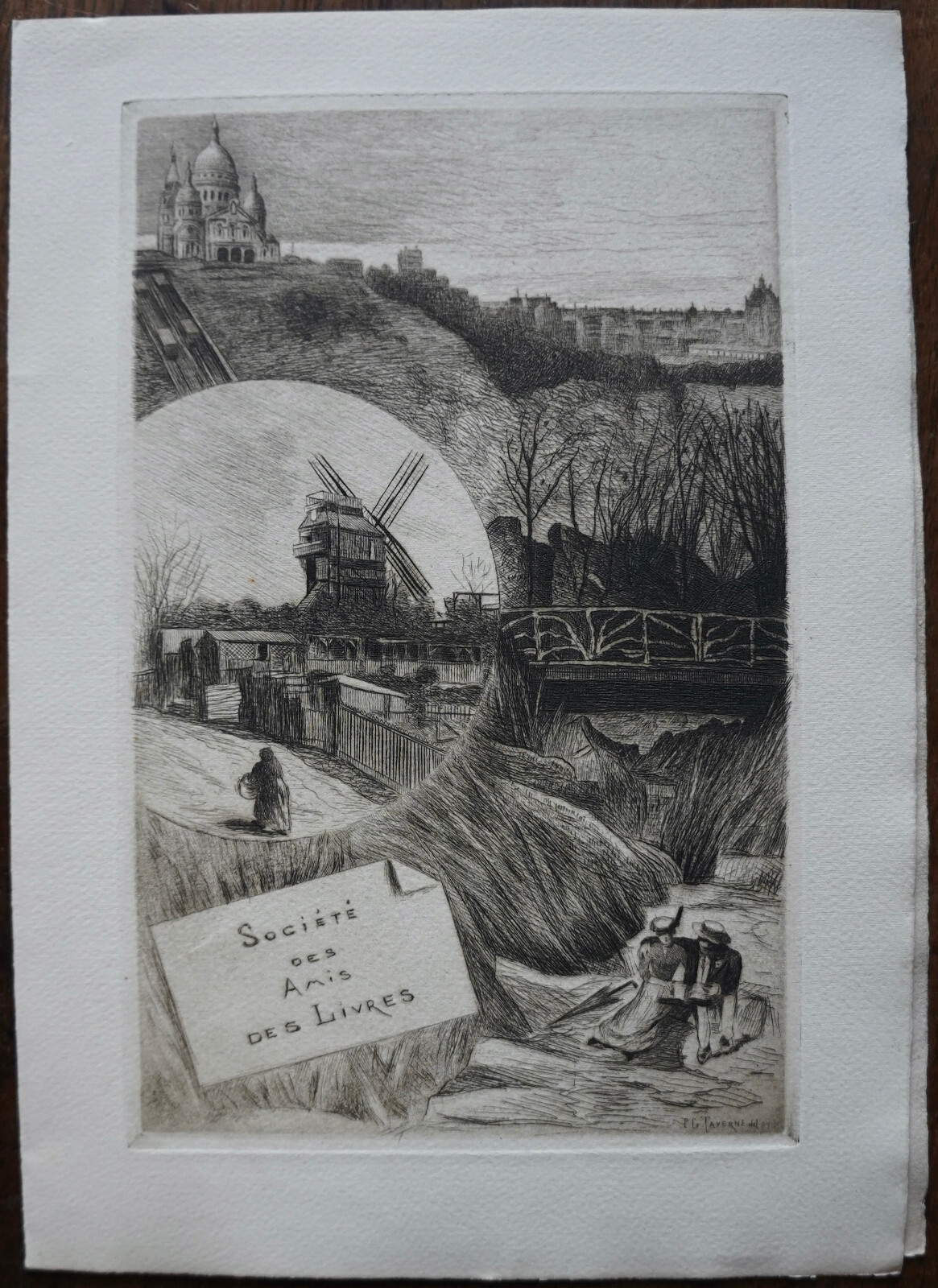 TAVERNE P.G.: MENU SOCIETE DES AMIS DES LIVRES, RESTAURANT LARUE 1931