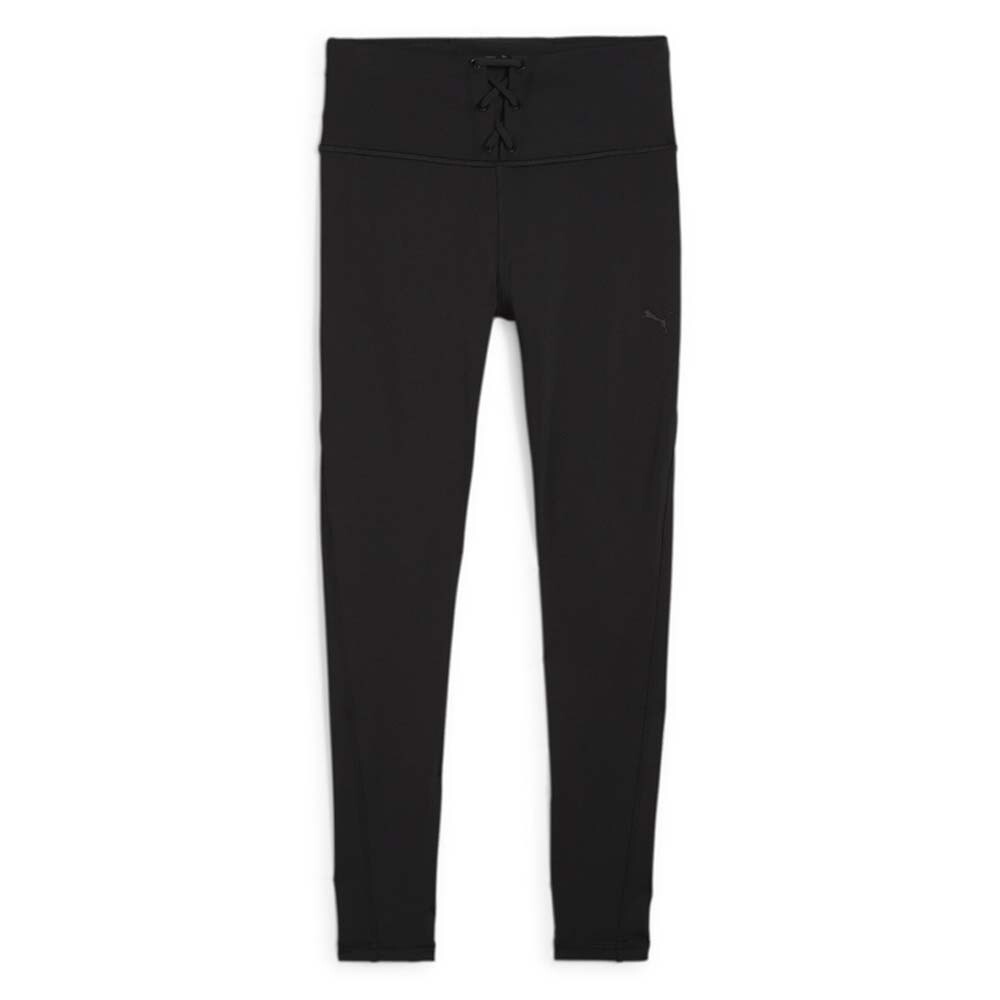 Puma Train Cloudspun Ribbed Athletic Leggings Womens Black Athletic Casual 52479