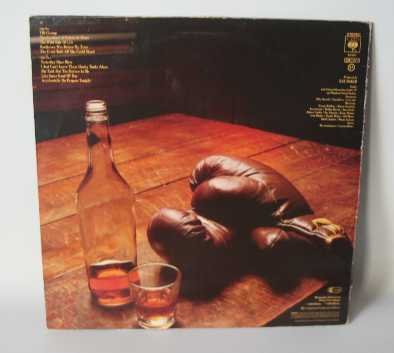 Moe Bandy ‎– The Champ - 1980 Vinyl LP - S CBS 84426 - EX