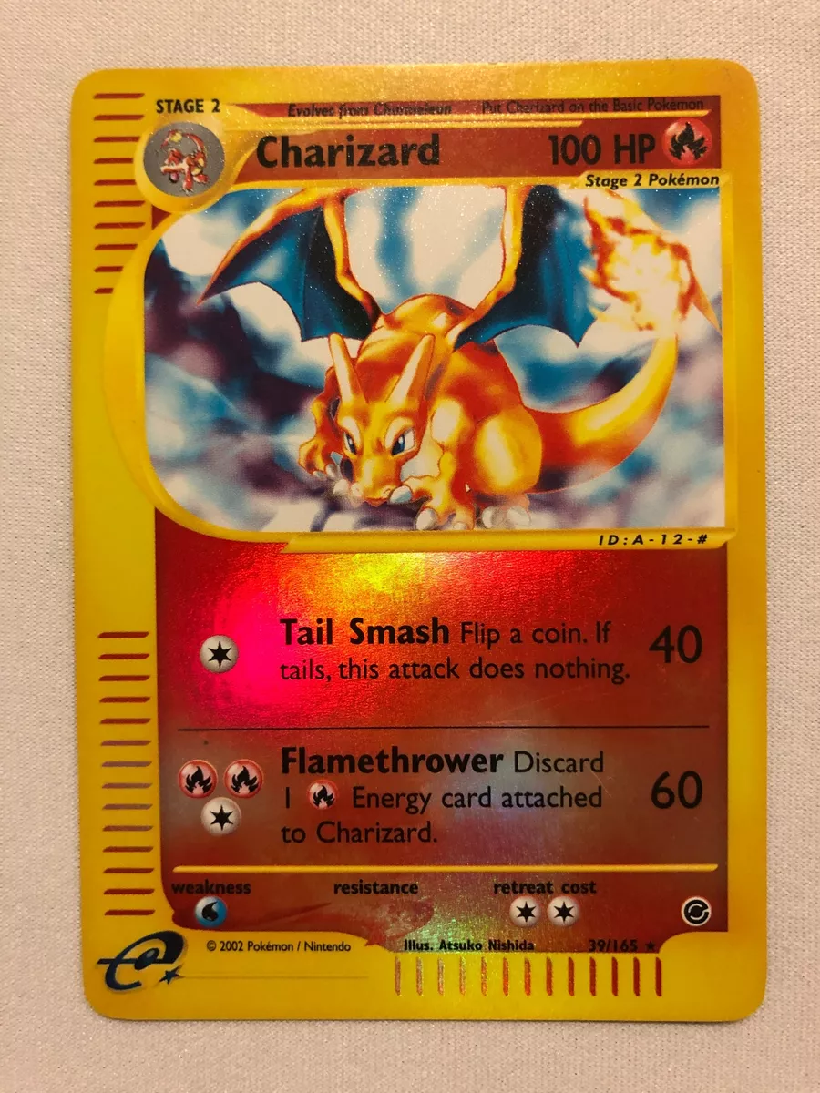 Pokemon Expedition Single Charizard 39/165 RVERSE FOIL - SLIGHT