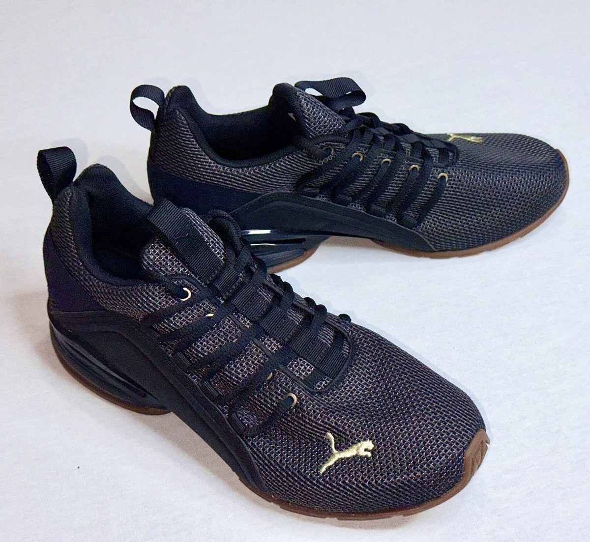 Puma Axelion Training Womens Black Sneakers Athletic Shoes 37661706 Sz 9  B12 | eBay UK