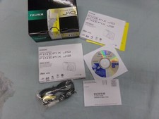 FUJIFILM FINEPIX J10/ J12 OWNERS MANUAL, CD DISC  POWER CORD IN BOX