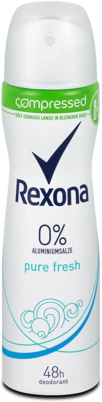 Антиперспирант Rexona PURE FRESH В СПРЕССОВАННОМ ВИДЕ 150 мл- СПРЕЙ 75 мл -