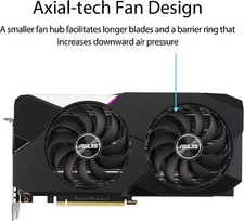 ASUS GeForce RTX 3070 8GB OC DUAL DUAL-RTX3070-O8G-V2 Video Graphics Card GPU