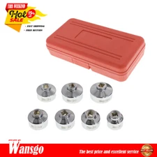 7pc 3/8 Inch Drive Oil Filter Remover Socket Set Universal Wrench Tool Kit
