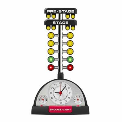 Drag Racing Christmas Tree Lighted Thermometer Sound Tabletop Alarm Clock