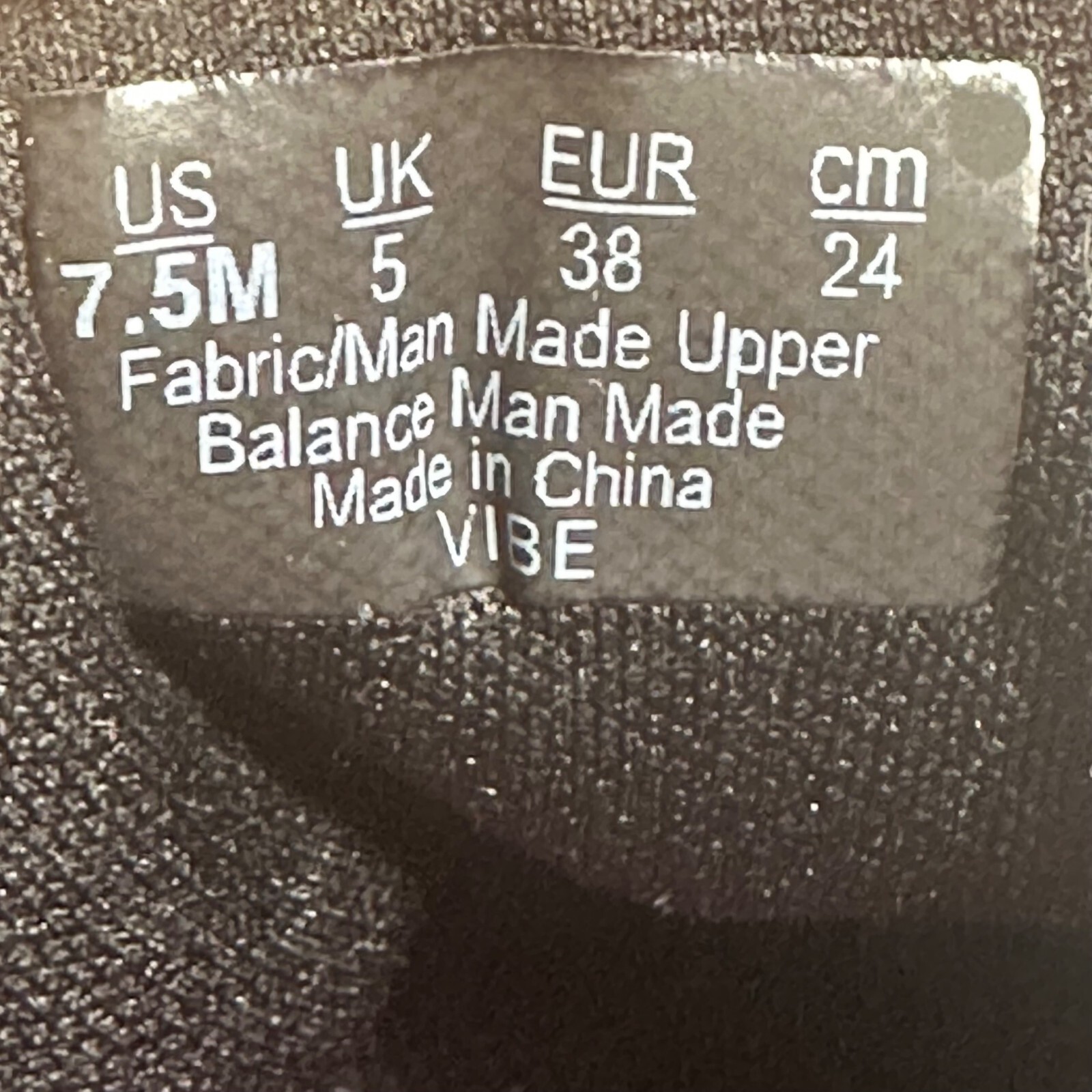 SAOLA Sneakers Ryka donna nere con zeppa e zip misura 7 5M tessuto tomaia suola ammortizzata