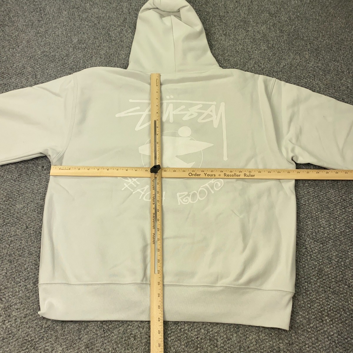 Miei T　1001 Stussy Beach Roots Zip Hoodie Mens XXL Fog Sweatshirt NWT | eBay