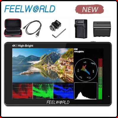 Feelworld LUT5E 5.5inch 4K HDMI 1600nit Touch-Screen Camera Field Monitor 3D-LUT