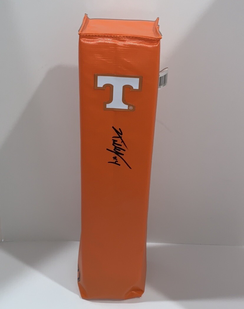 CEDRIC TILLMAN SIGNED TOUCHDOWN PYLON TENNESSEE VOLUNTEERS PROOF JSA COA 