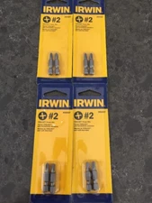 (LOT - 4 PACK) Irwin 3052027 1-1/4" #2 Steel Torq-Set  Power Bit,