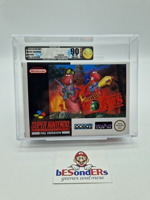 Worms - VGA 90 Q - Super Nintendo SNES - PAL - OVP - No WATA