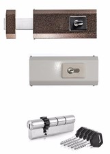 Kastenzusatzschloss Kastenriegelsser Hälfte Panzerriegel Türsicherheit Made in E